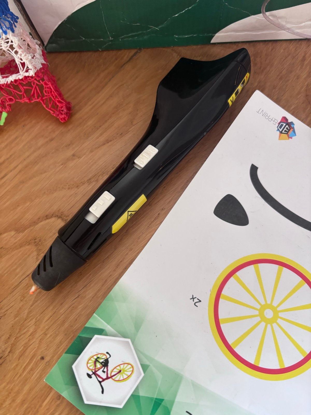 3D pen met veel vulling en sjablonen, Gebruikt, Gereedschap of Toebehoren, Meerkleurig, Ophalen of Verzenden