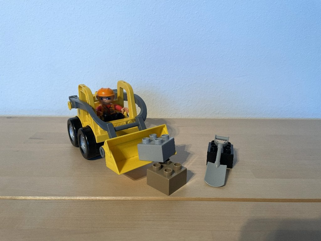 LEGO Duplo Zware Graafmachine – Set 5650 – Compleet, Gebruikt, Overige thema's, Ophalen of Verzenden, Compleet