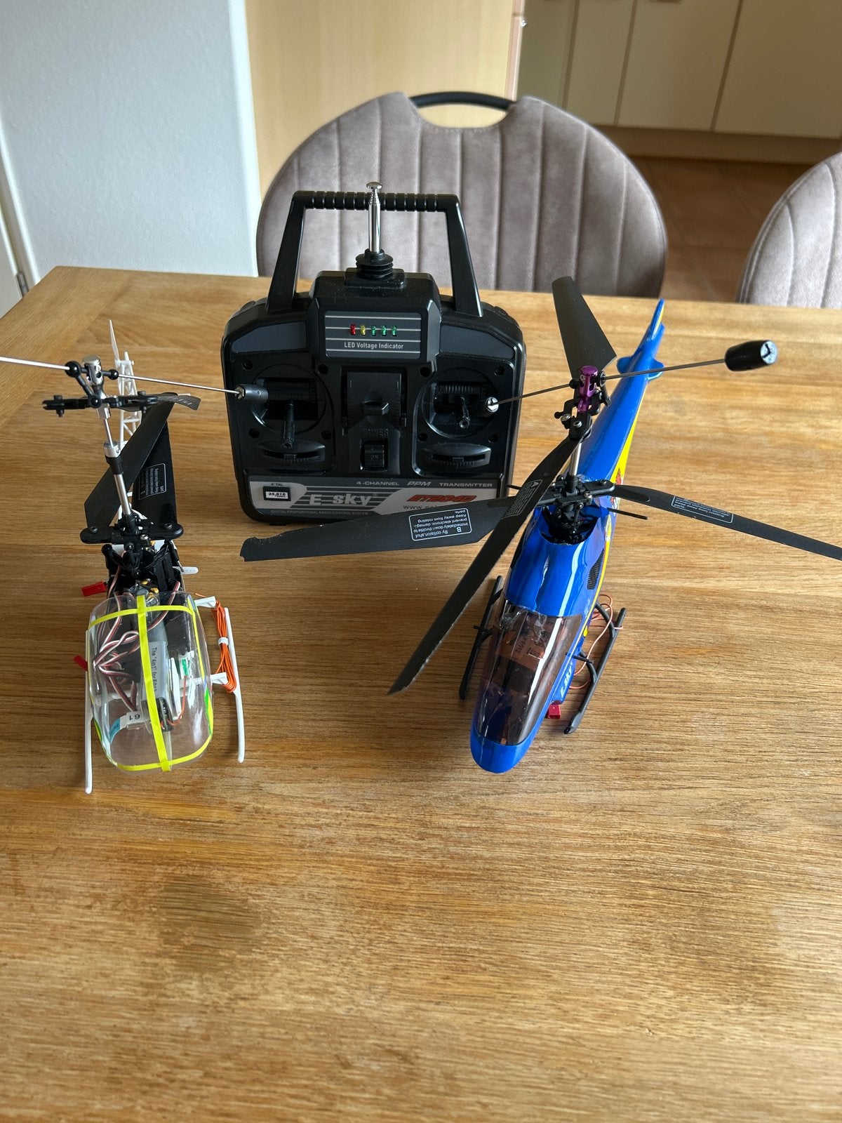 RC Helikopters met afstandsbediening en onderdelen, Ophalen of Verzenden, Gebruikt, Elektro, Helikopter