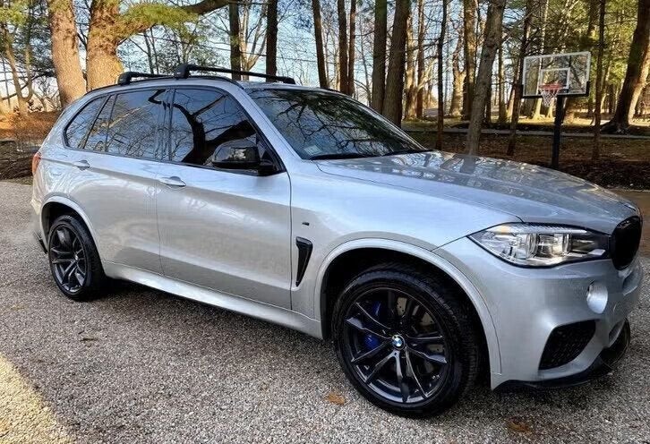 Originele 20 inch BMW 611M velgen winterbanden X5 X6 X5M f15, Gebruikt, 285 mm, Banden en Velgen, Germany
