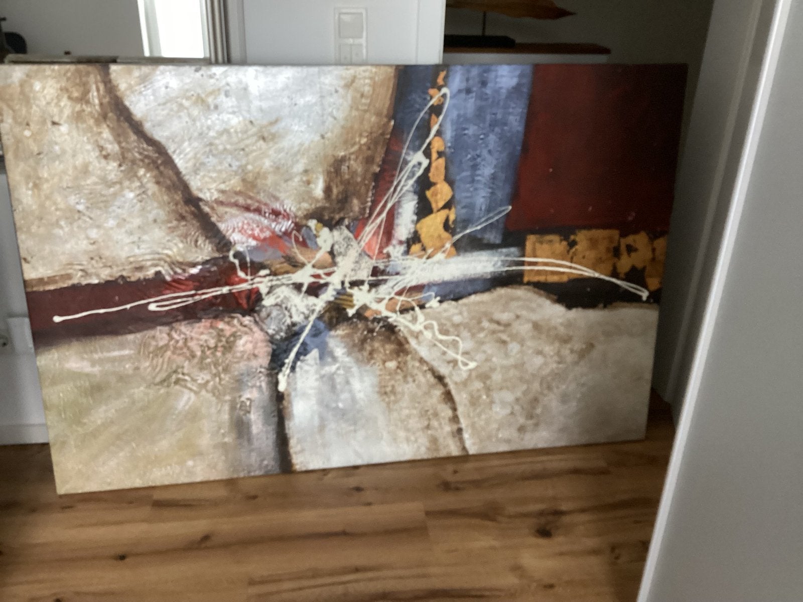 Modern abstract schilderij, Ophalen of Verzenden