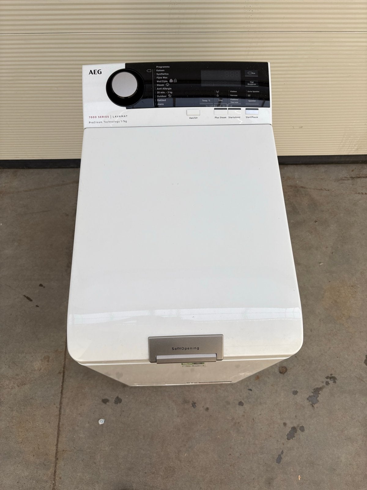 AEG Bovenlader 7kg 1300 toeren - Bezorging/Ophalen mogelijk, Ophalen, Gebruikt, Bovenlader, 90 tot 95 cm