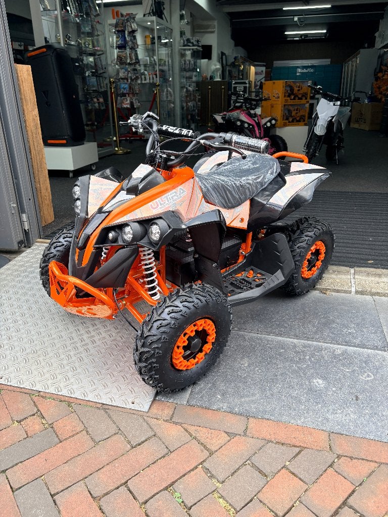 Ultra Motorcross Quad 1200W Elektrisch Oranje | Gemonteerd
