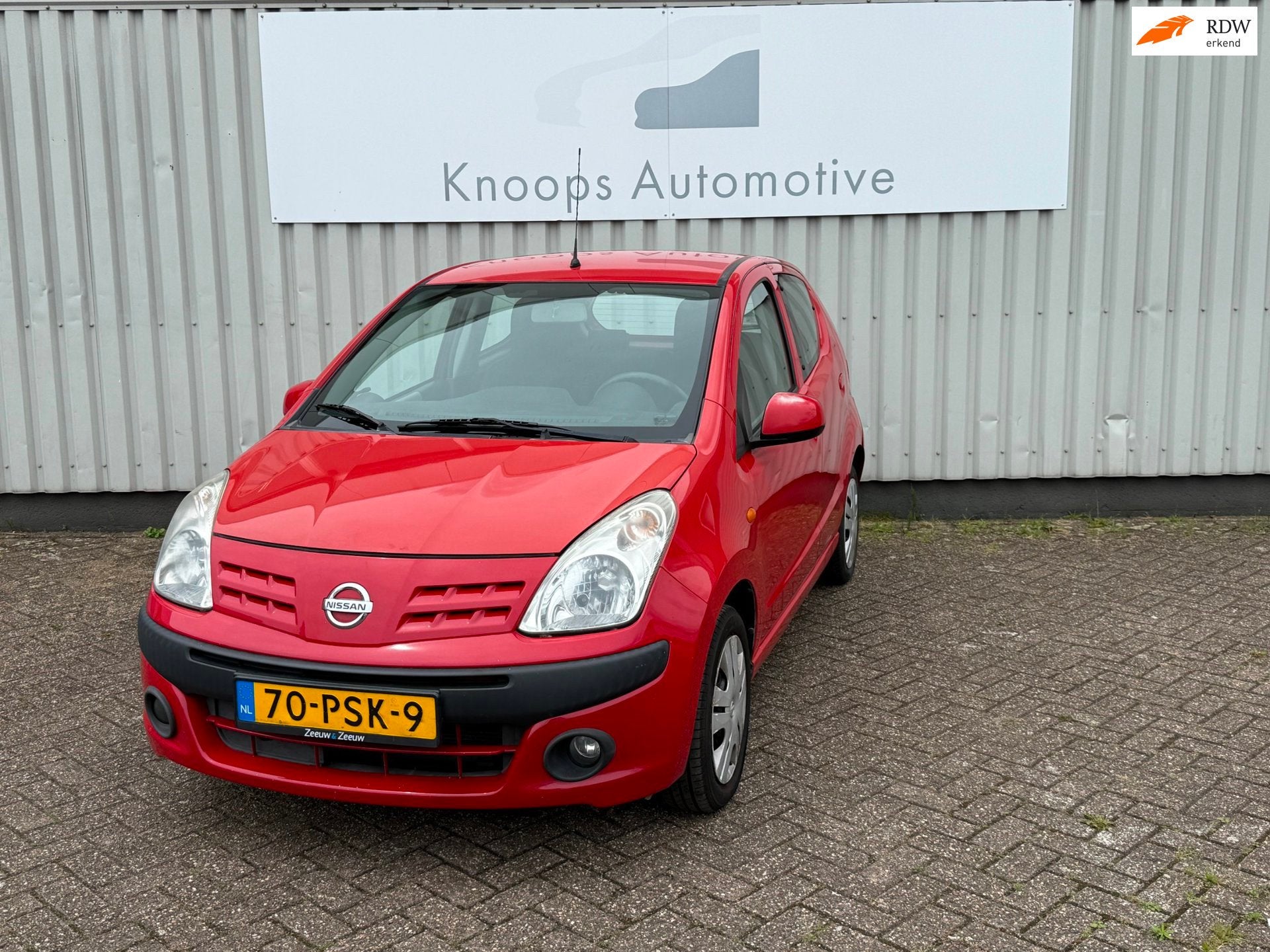 Nissan Pixo 1.0 Visia Airco, Apk 06/2027, Auto's, Nissan, Voorwielaandrijving, Euro 5, Stof, Gebruikt