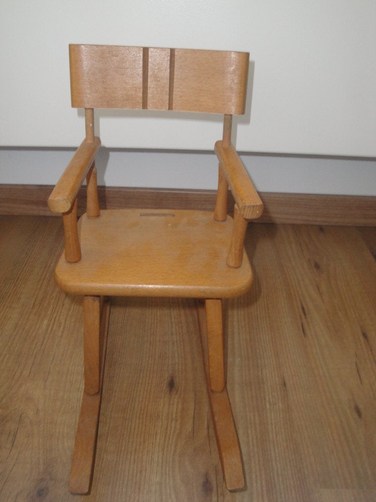Kinderstoel voor poppen VINTAGE, Ophalen of Verzenden, Gebruikt, Overige typen
