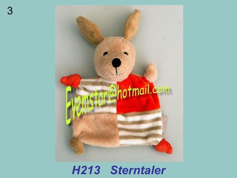 H213 Hond : Sterntaler velours hondje doekje, Ophalen, Zo goed als nieuw, Hond