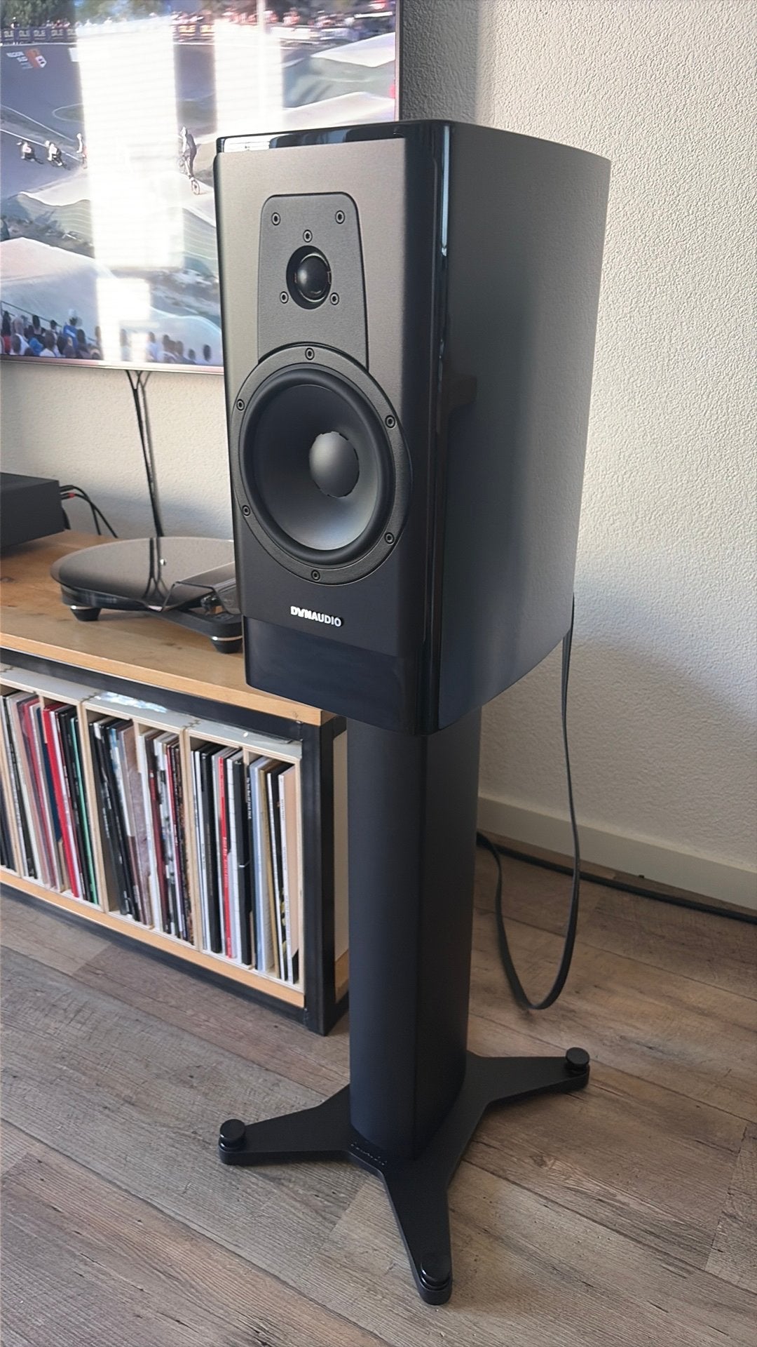 Dynaudio Contour 20 Black Edition, Stereo speakers, Gebruikt, Inclusief standaarden, Ophalen