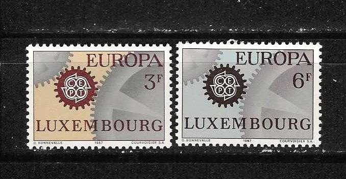 Luxemburg 748-749 postfris, Ophalen of Verzenden, Luxemburg, Postfris
