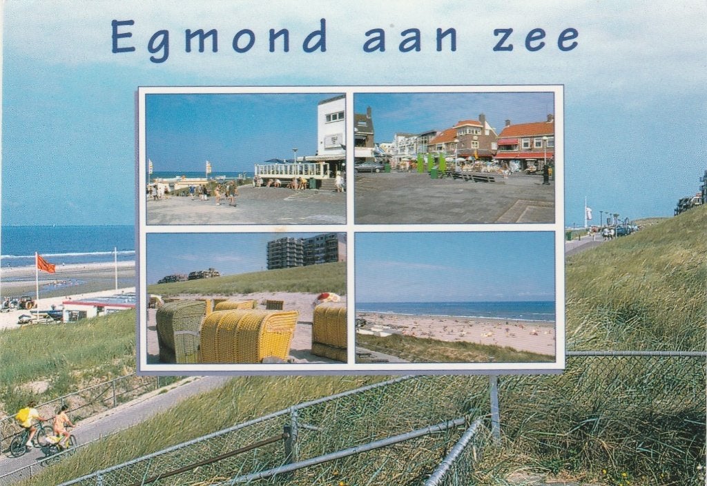 EGMOND AAN ZEE Strand Boulevard Centrum, Verzenden, 1980 tot heden, Ongelopen, Noord-Holland