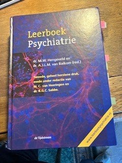 leerboek psychiatrie, Diverse auteurs, Zo goed als nieuw, Beta, HBO
