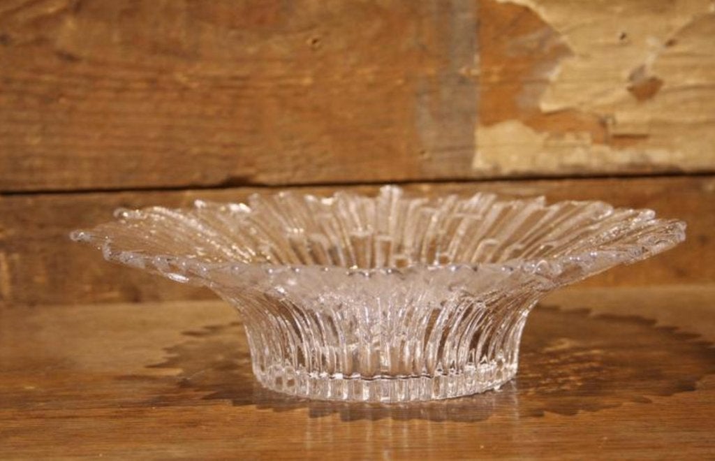 Humppila Revontulet - Noorderlicht - Ø22cm - Tauno Wirkkala, Schaal, Ophalen of Verzenden, Overige vormen, Glas