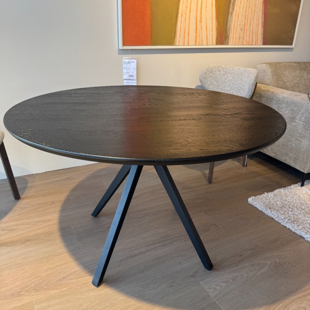 Eettafel Tablo - Zwart Rond - 120 cm - WOOOD, Niet ingevuld, Niet ingevuld, Niet ingevuld