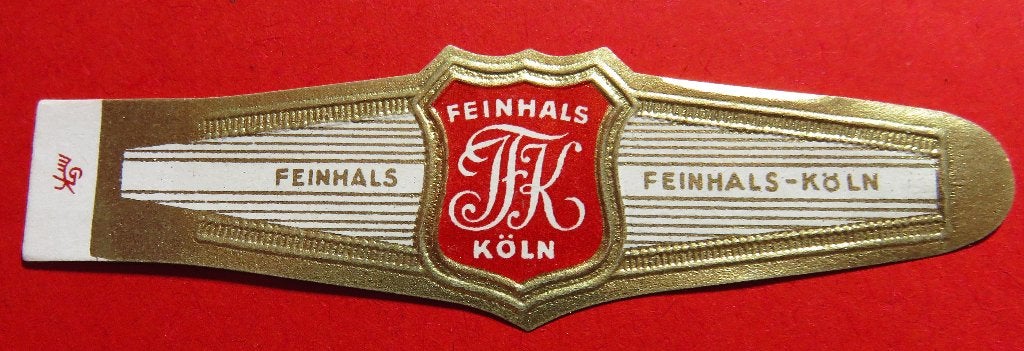 Sigarenbandje Feinhals Köln, Verzenden, Gebruikt, Sigarenbandjes