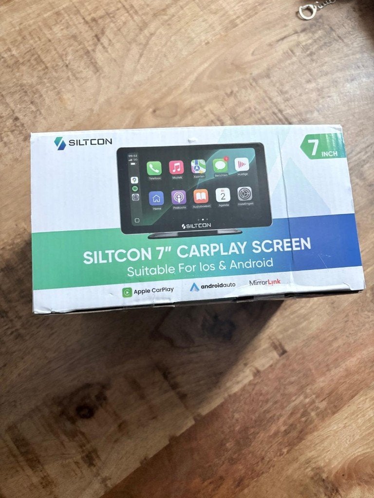 Siltcon 7" CarPlay & Android Auto Scherm, Ophalen, Zo goed als nieuw