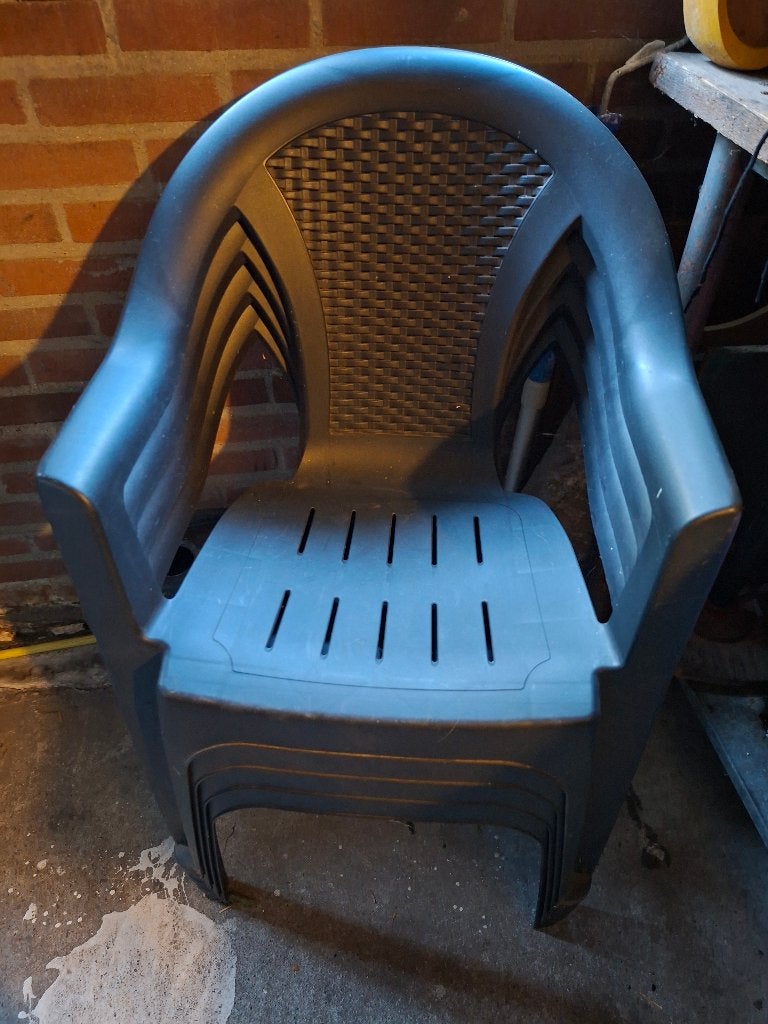 Tuinstoel, Ophalen, Gebruikt, Kunststof