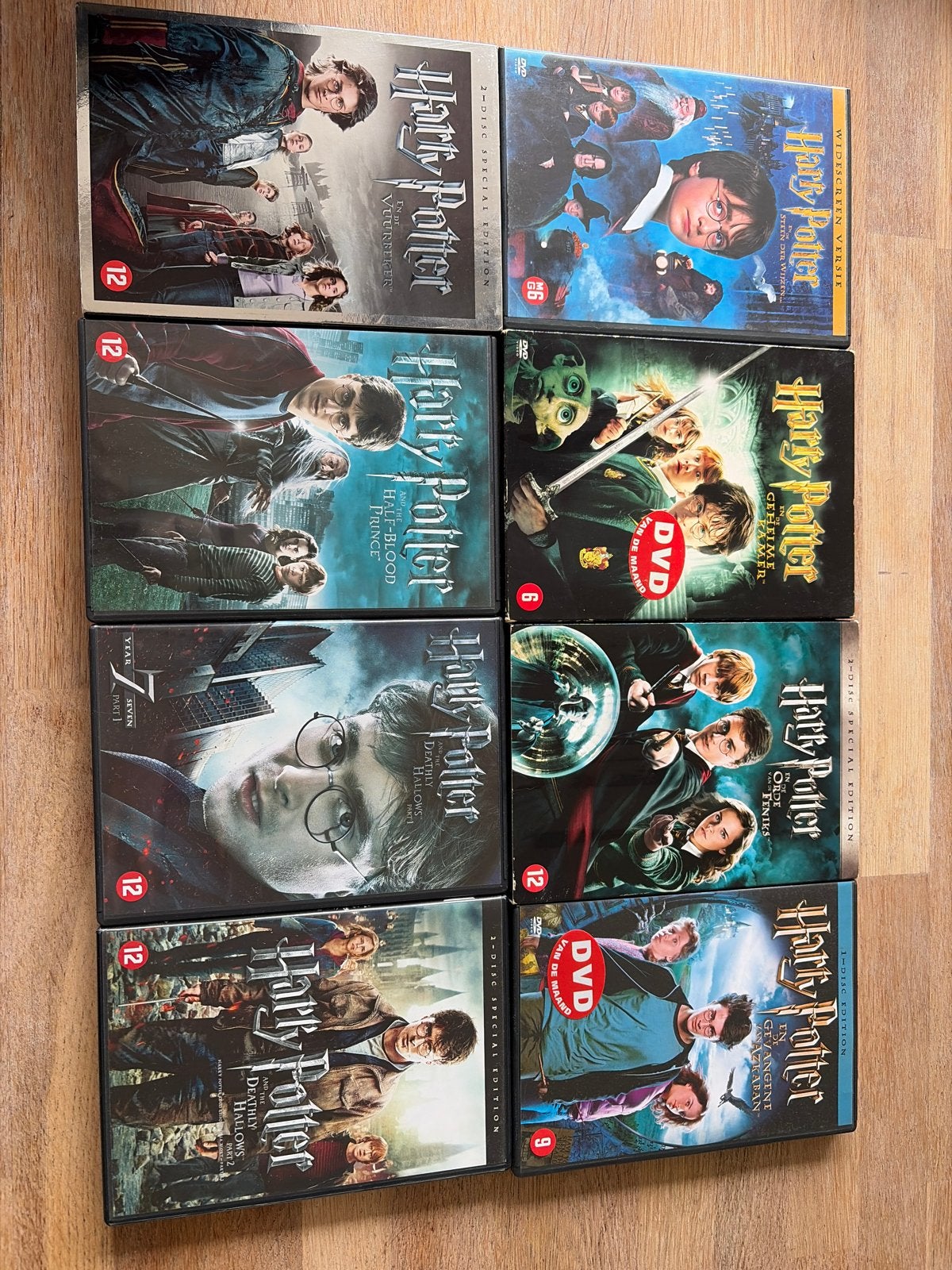 Harry Potter DVD Collectie - 8 Films, Speciale editie, Nederlands, Ophalen of Verzenden, Vanaf 12 jaar