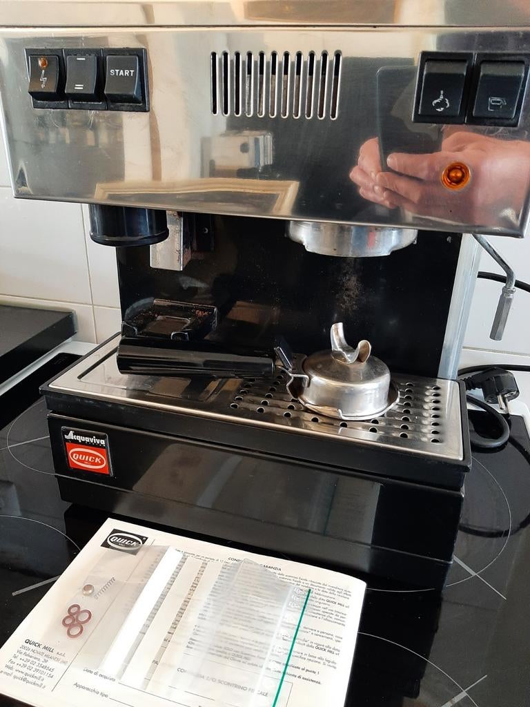 Quick Mill 0835, Witgoed en Apparatuur, 10 kopjes of meer, Ophalen of Verzenden, Zo goed als nieuw, Espresso apparaat