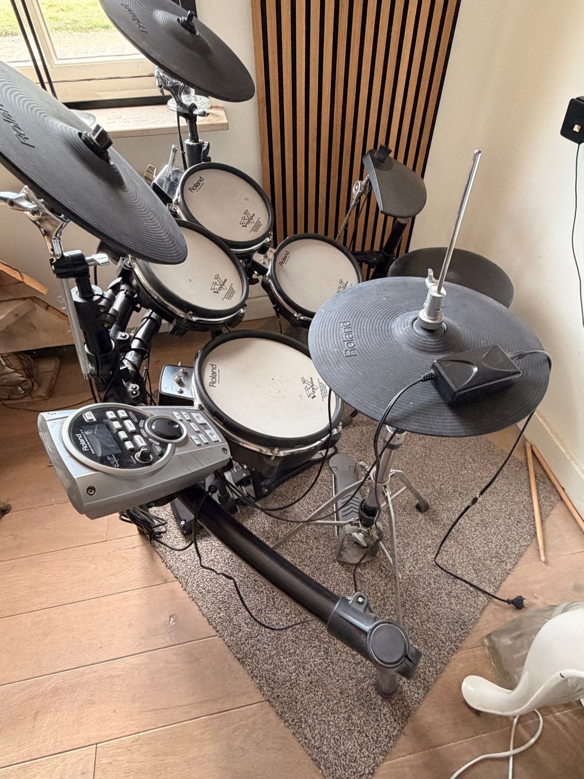 Roland V-Drums TD-15 Elektronisch Drumstel, Ophalen, Gebruikt, Roland, Elektronisch