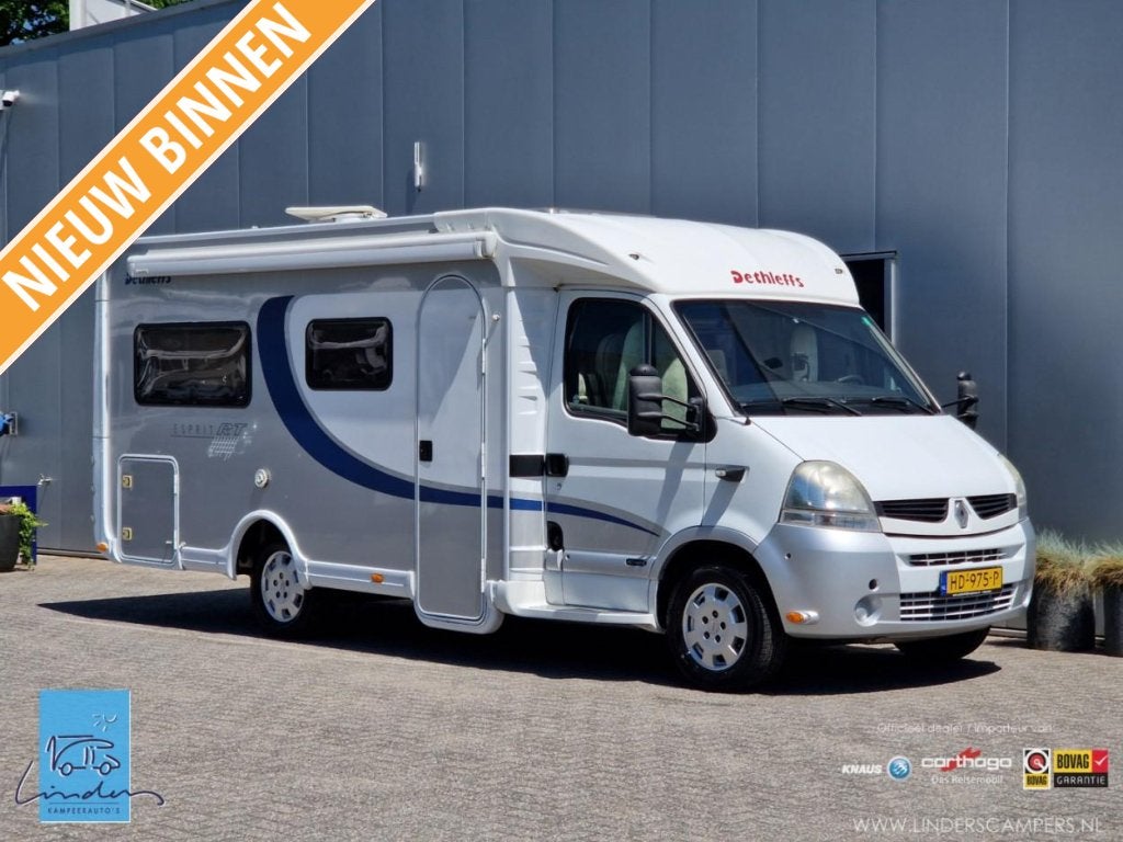 Dethleffs Esprit RT 6244 Globetrotter Luxus | Nette staat, Caravans en Kamperen, Campers, Bedrijf, Tot en met 3, Halve Treinzit