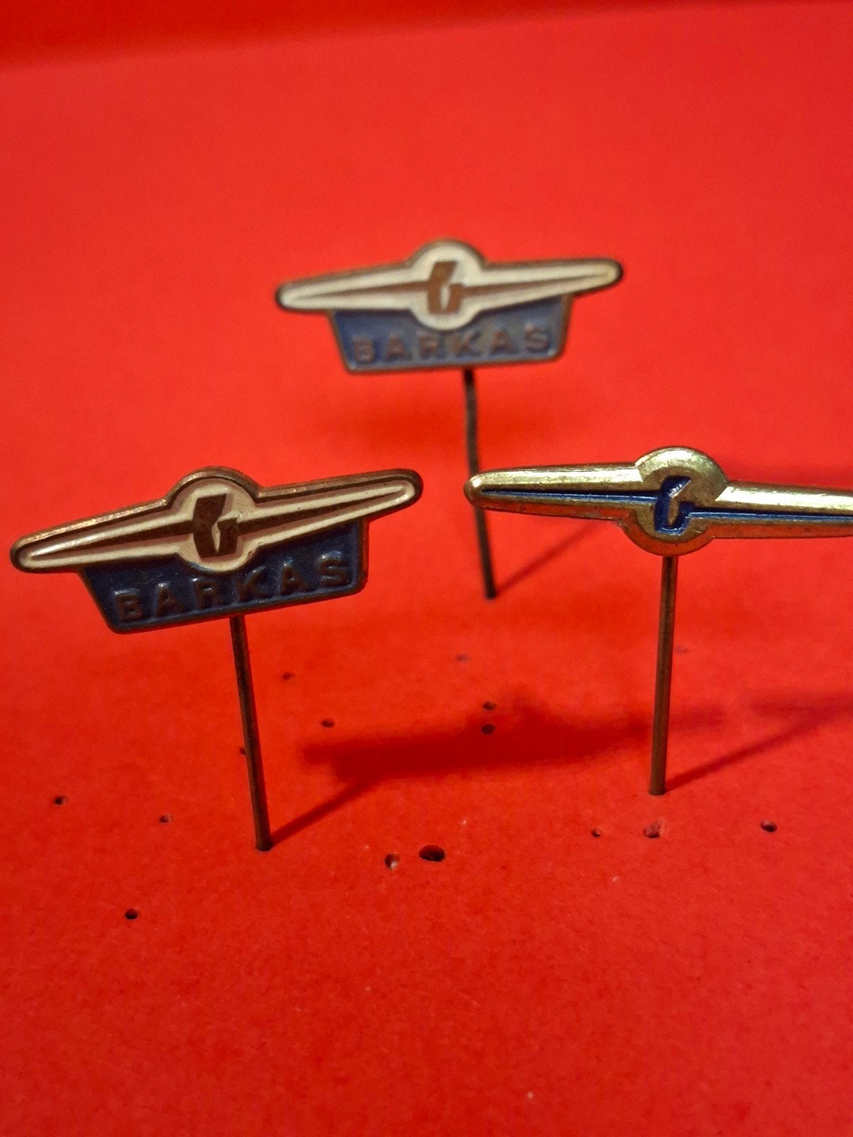 3 speldjes BARKAS auto's  DDR, Ophalen of Verzenden, Gebruikt, Overige onderwerpen