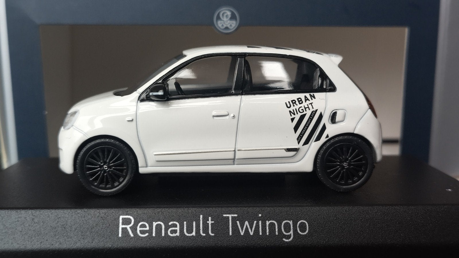 Renault Twingo Night Day White 1:43 Norev Pol, Overige merken, France, Auto, Verzenden
