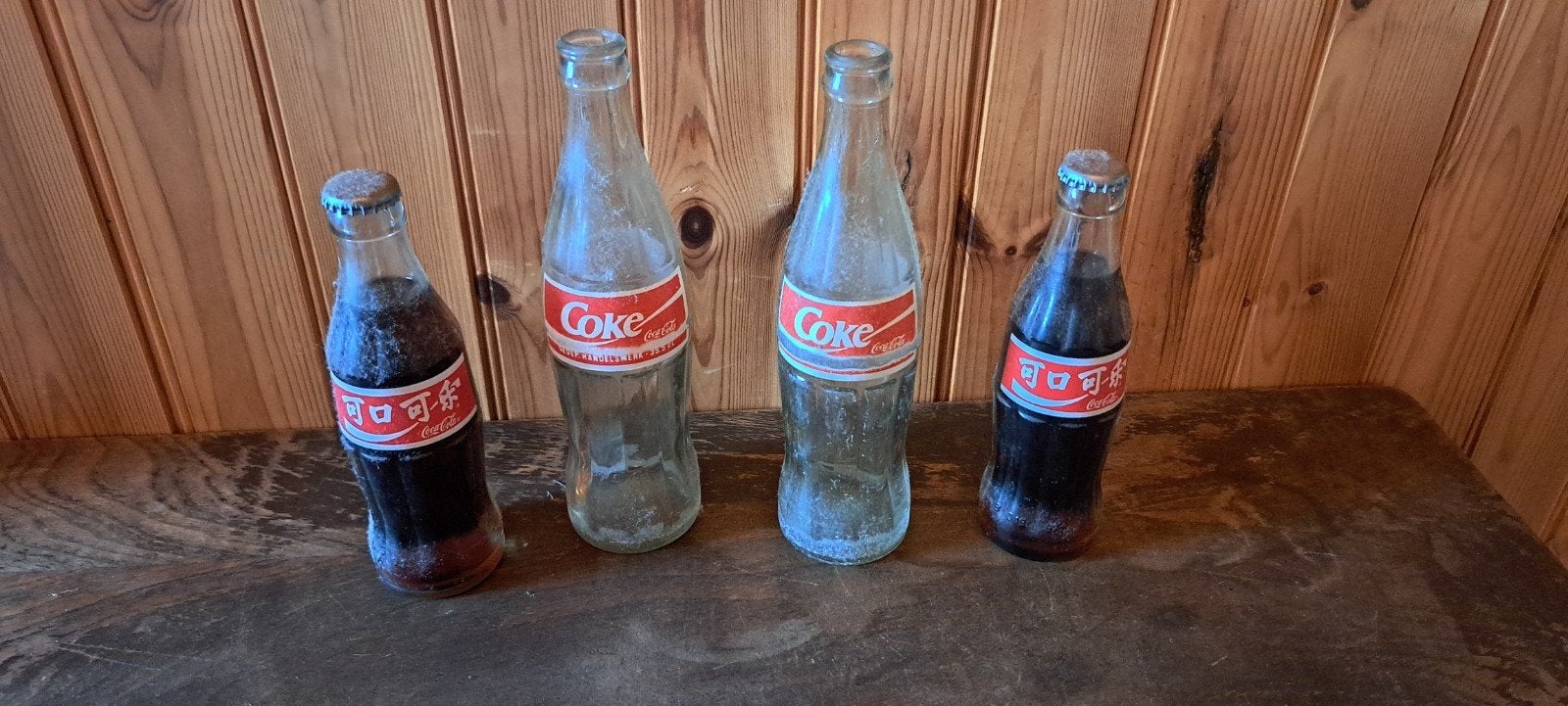 Coca Cola flesjes, vintage, retro, Ophalen of Verzenden, Overige typen