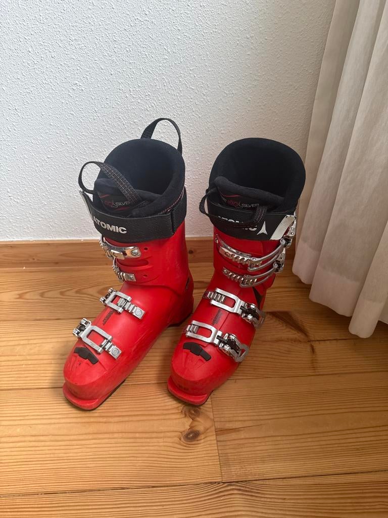 Atomic skischoenen rood maat 27/27.5, Gebruikt, Schoenen, Ophalen of Verzenden, Atomic