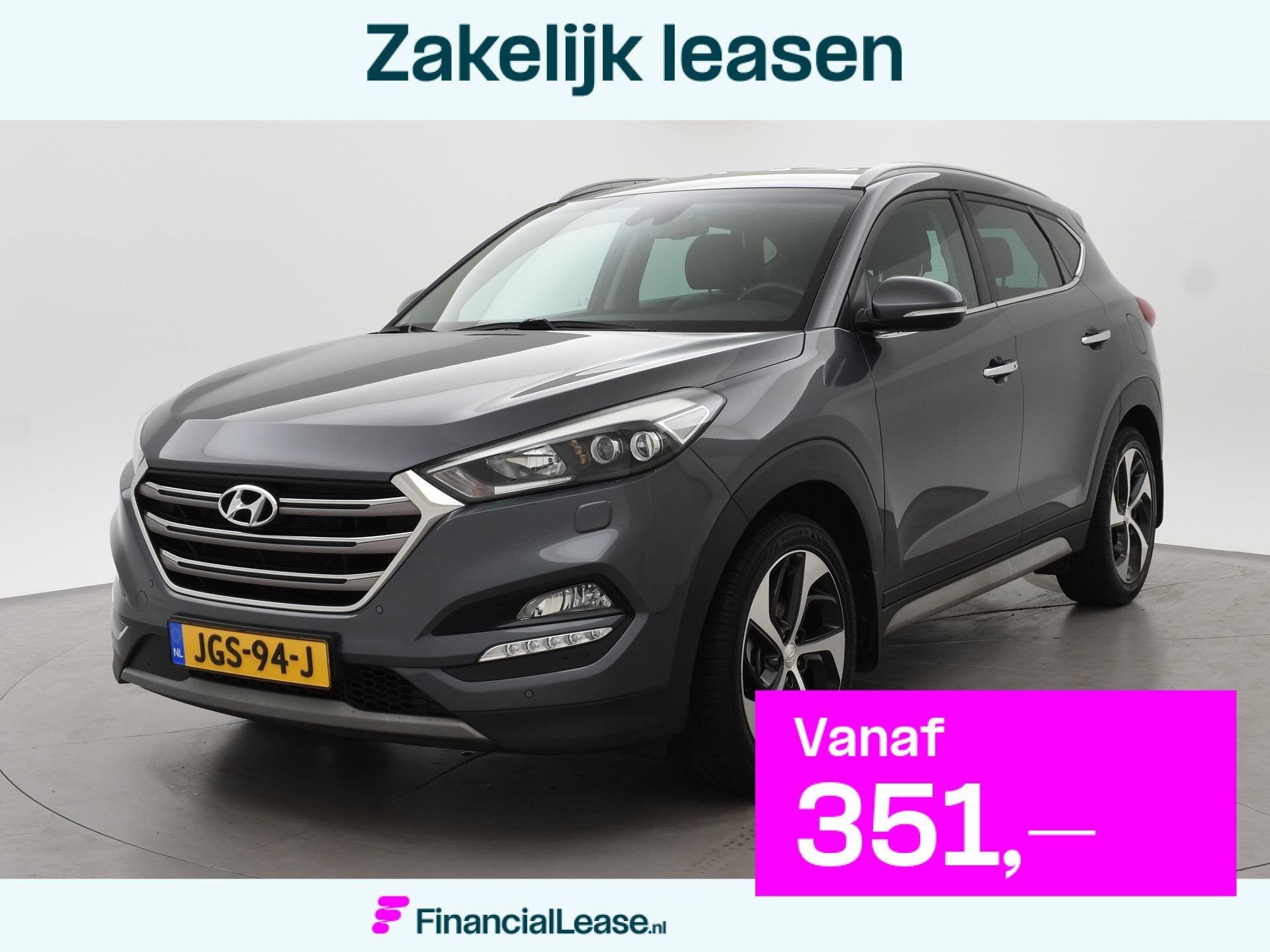 Hyundai Tucson 1.6 T-GDi 177 PK PREMIUM + AFN. TREKHAAK 1900, Voorwielaandrijving, Gebruikt, 4 cilinders, 14 km/l