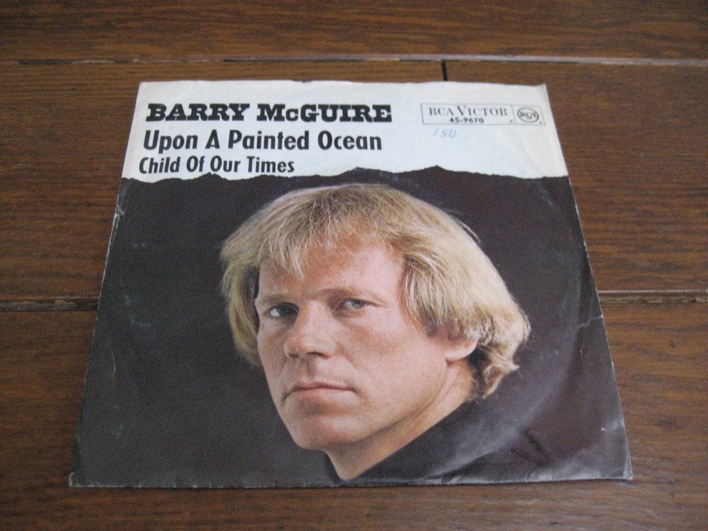 60s barry mcguire upon a painted ocean, Cd's en Dvd's, Vinyl Singles, Ophalen of Verzenden, Gebruikt, 7 inch, Pop