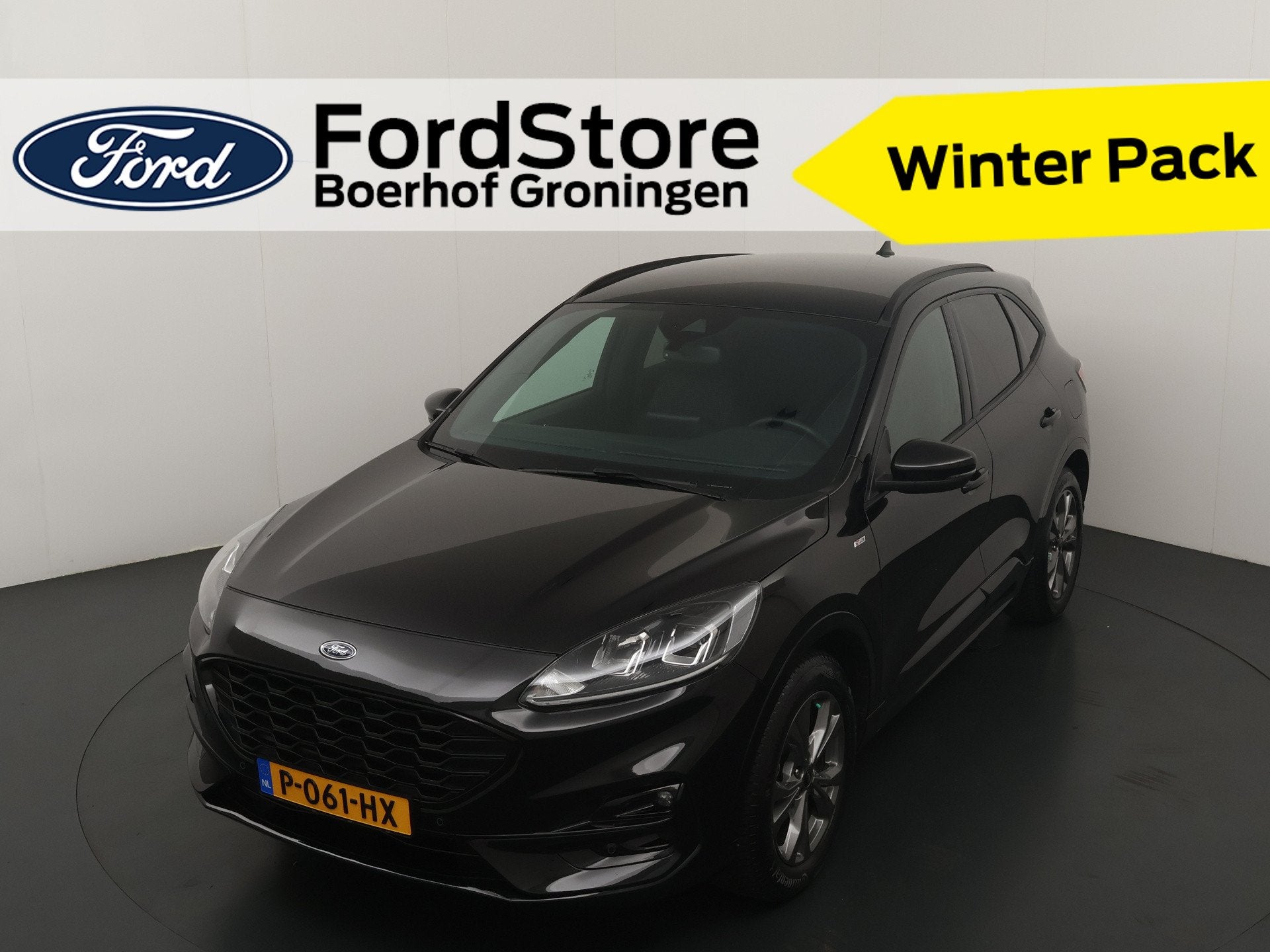 Ford Kuga 1.5 EcoBoost 150 pk ST-Line | Winter Pack | Navi |, Auto's, 12 maanden, Zwart, Bedrijf, Handgeschakeld