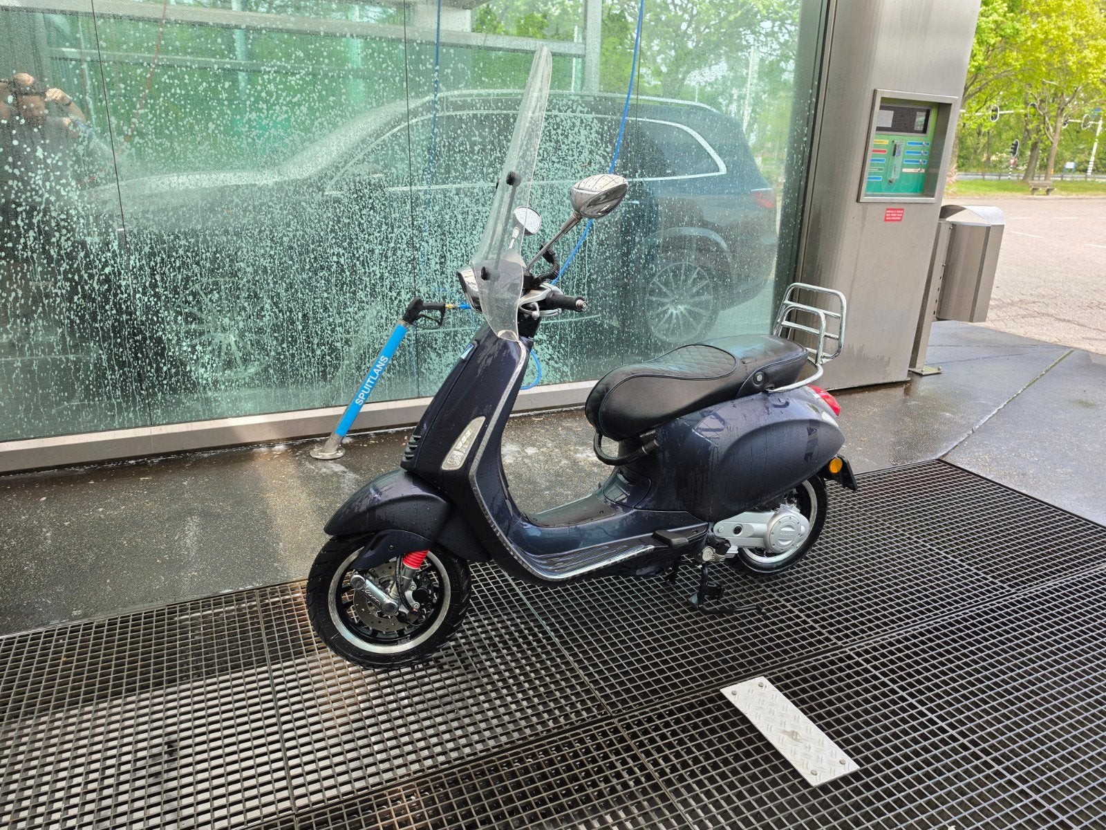 Vespa Sprint E4 4T 25km Mat Blauw -  minder dan 400km, Ophalen, Zo goed als nieuw, Benzine, Vespa