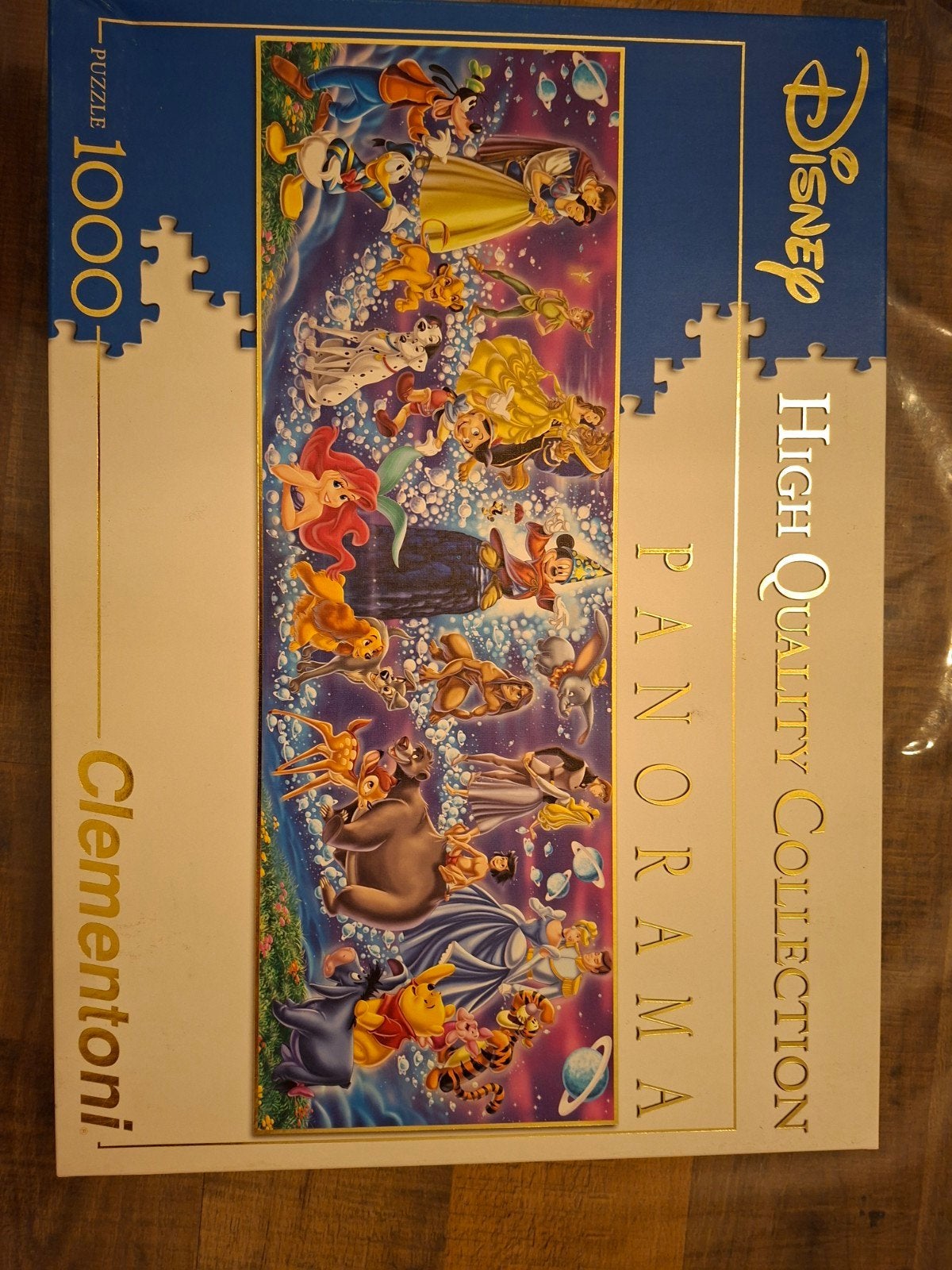 Disney Panorama Legpuzzel 1000 stukjes Clementoni, Ophalen, Meer dan 50 stukjes, Zo goed als nieuw, 6 jaar of ouder