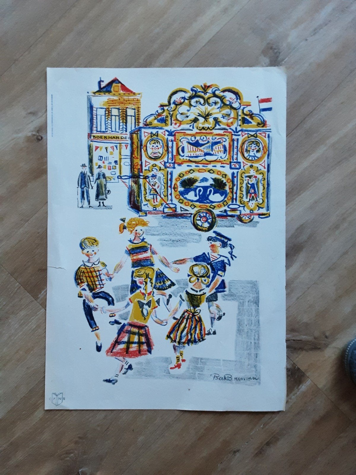 Kinderboekenweek cpnb geschenkplaat poster, Ophalen of Verzenden