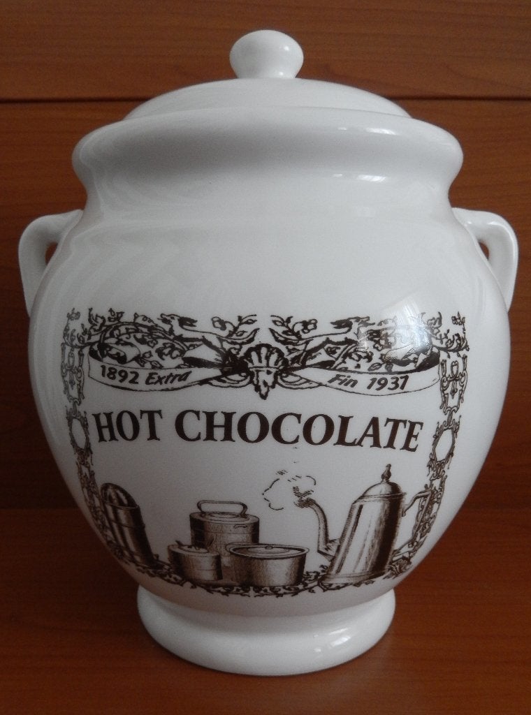 Hot Chocolate pot met deksel - Riviera Maison, Huis en Inrichting, Keuken | Potten en Pannen, Met deksel, Pot, Bus of Blik, Ophalen of Verzenden
