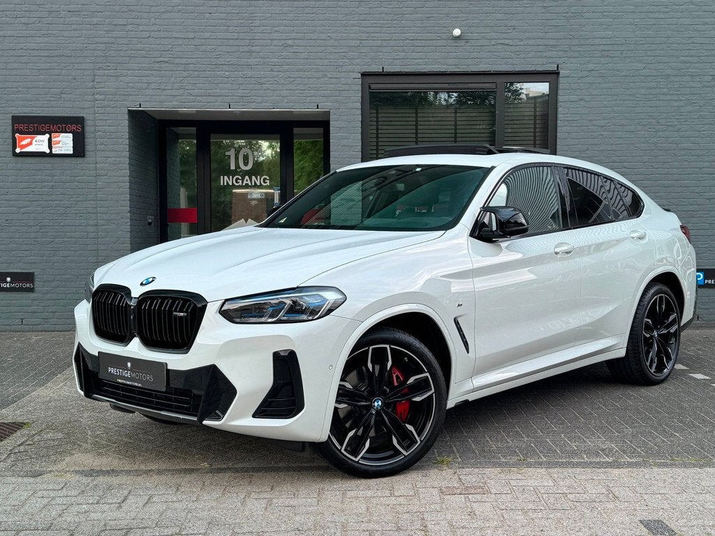 BMW X4 M40i High Exe. 500PK|PANO|Laser|HUD|HarmanKardon|Virt, Auto's, BMW, Automaat, Gebruikt, 2000 kg, Wit
