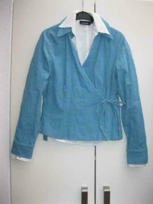 Turquoise blouse Promiss 36 /s nieuwprijs €49,90, Promiss, Blauw, Nieuw, Ophalen of Verzenden
