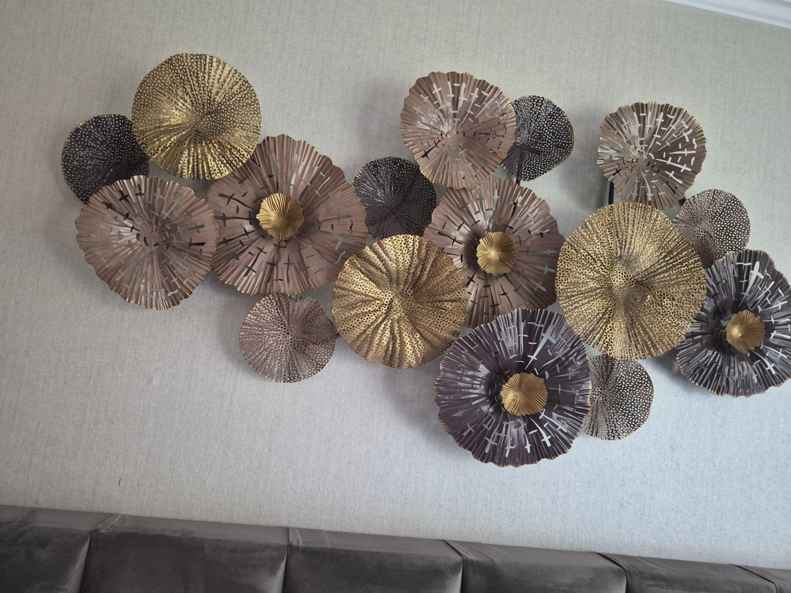 Metalen Wanddecoratie - Modern & Stijlvol, Huis en Inrichting, Woonaccessoires | Wanddecoraties, Ophalen, Metaal, Wandsculptuur