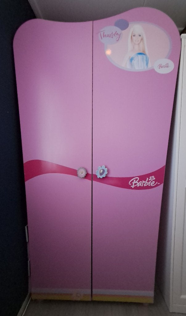 Kinderkast BARBIE, Ophalen, Gebruikt, Kast, 50 tot 70 cm
