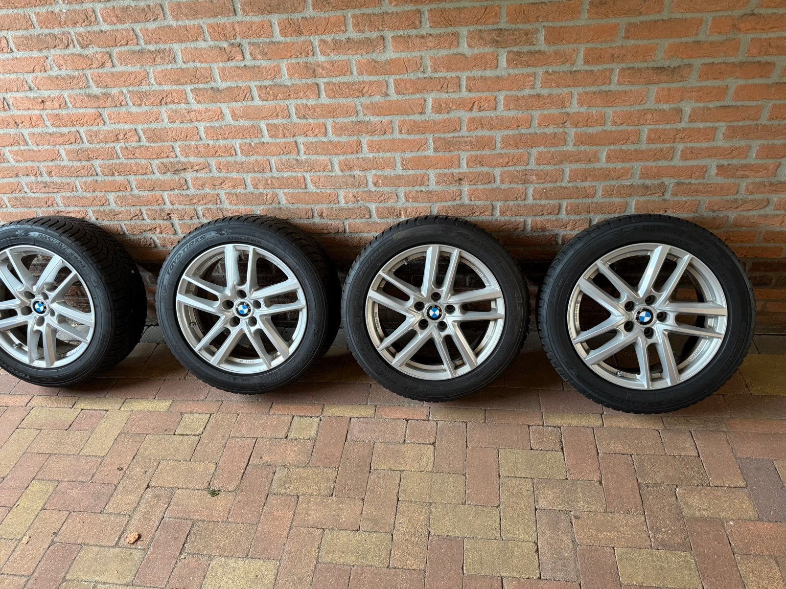 Winterbanden en velgen bmw, Ophalen