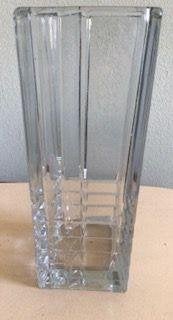 Bormioli Rocco, vaas, 23x9 cm, 23 cm, Gebruikt, Met patroon/structuur, Ophalen of Verzenden