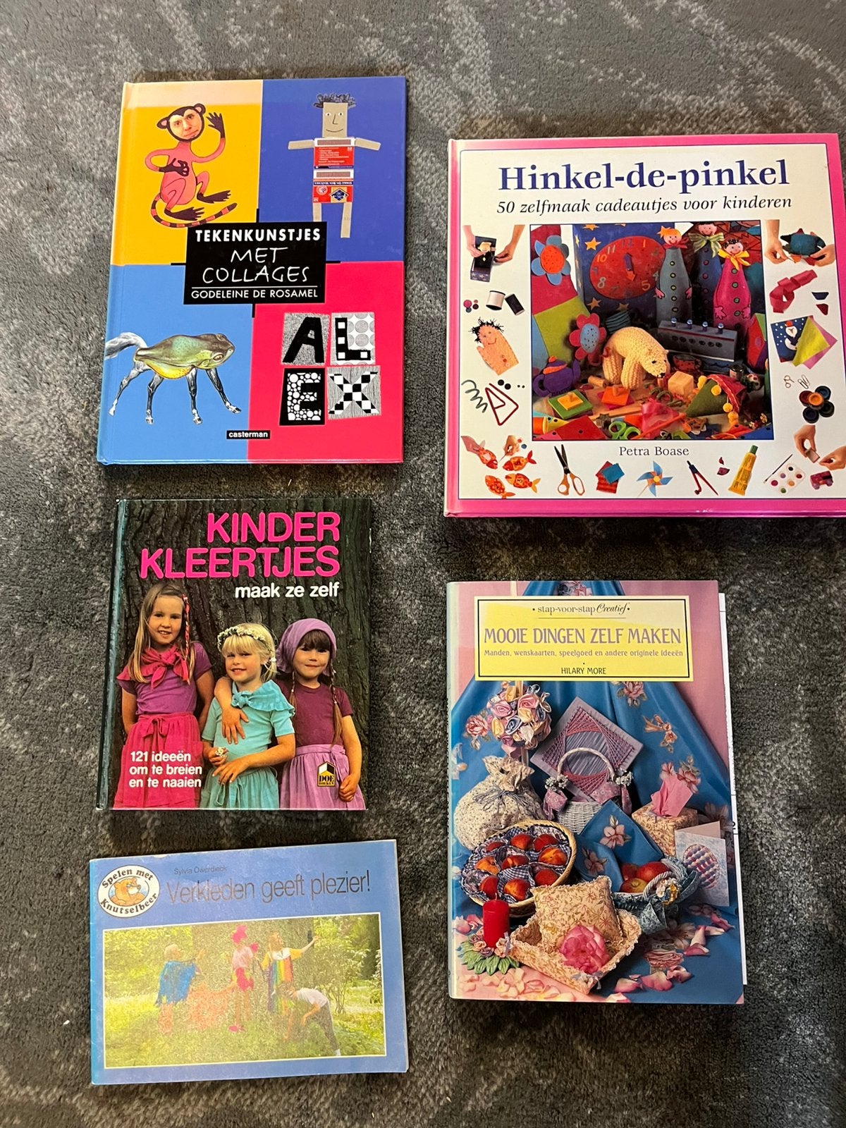 Knutsel boekjes (5 stuks), Ophalen of Verzenden, Zo goed als nieuw, Overige typen