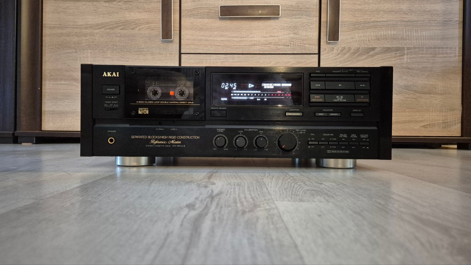 Akai GX-95 Mk II REFERENCE MASTER, Ophalen of Verzenden, Enkel, Akai, Auto-reverse