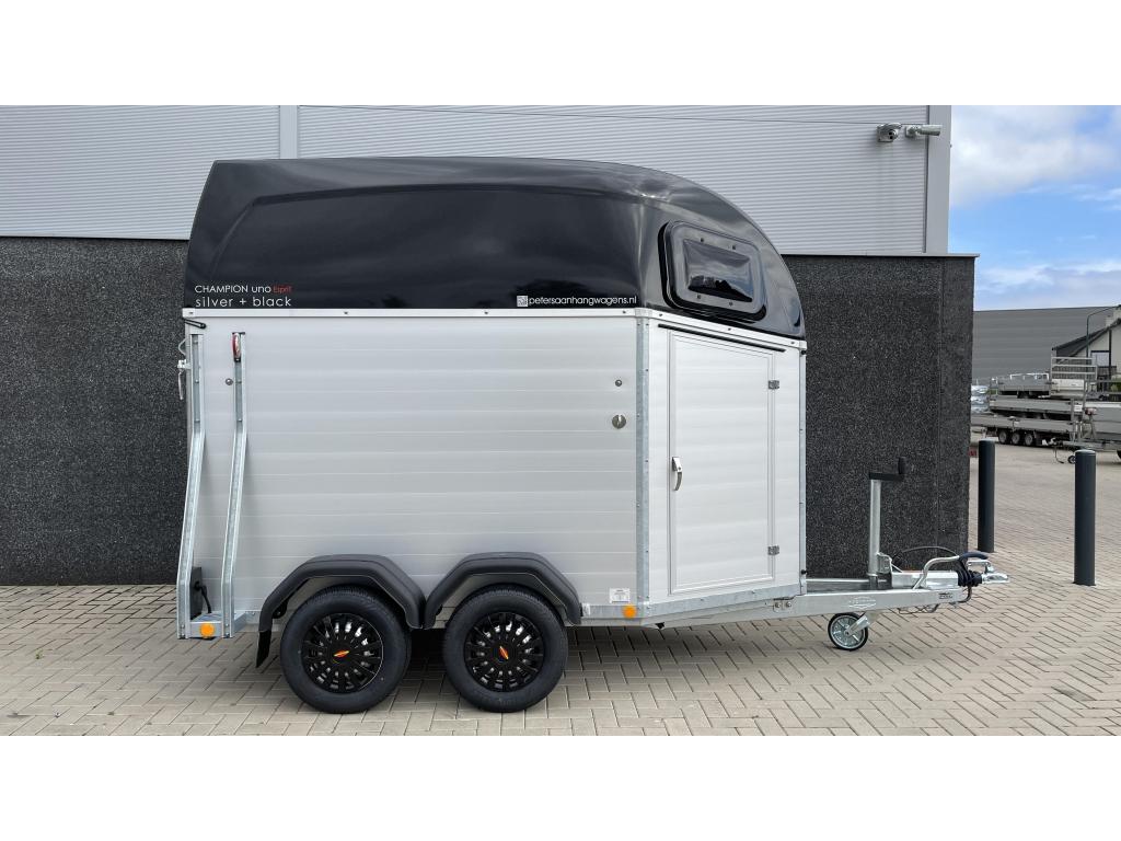Paardentrailer Champion Uno Esprit 1-paards Aluminium, Nieuw, Aluminium, 1½-paards trailer