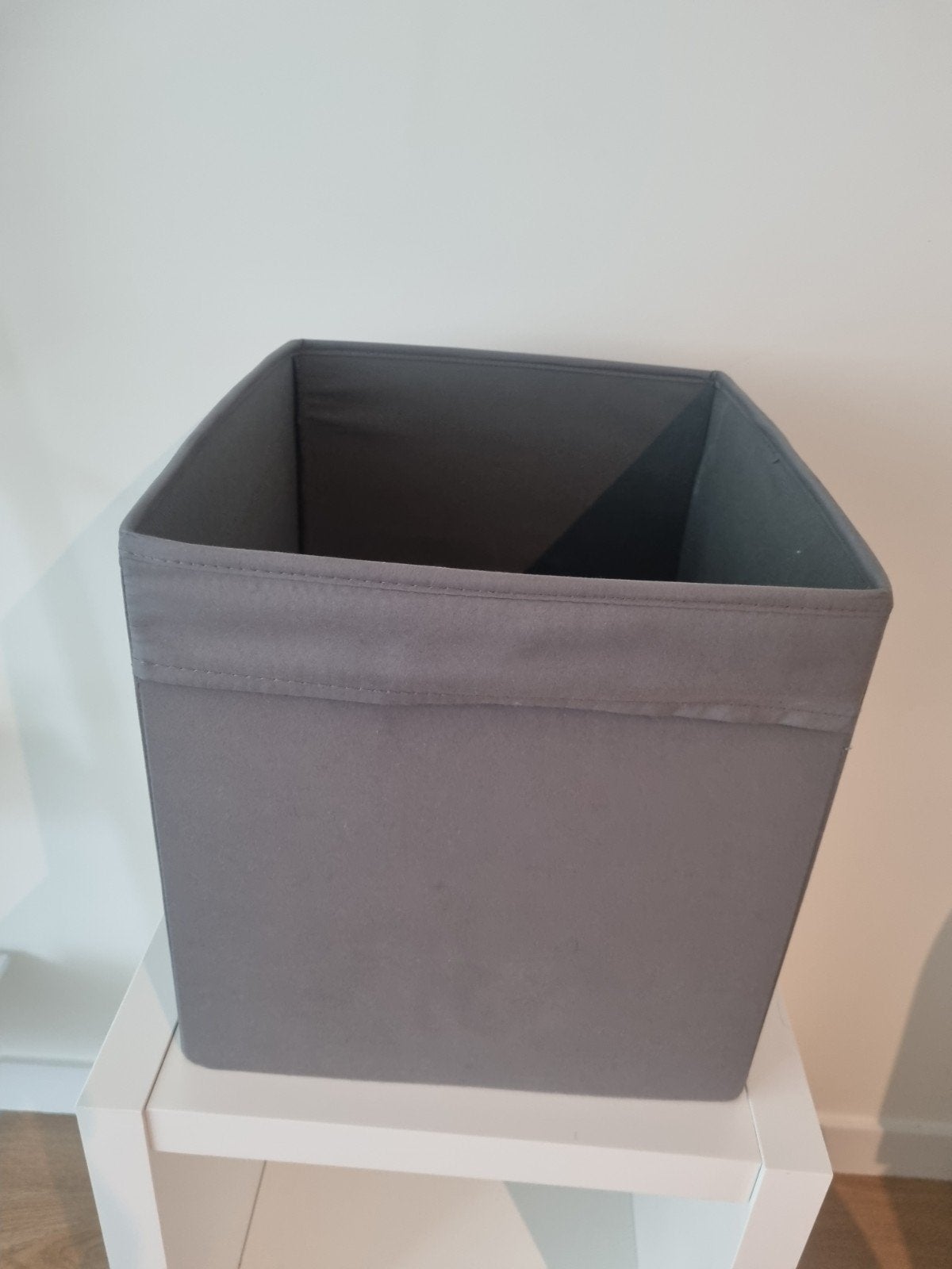 IKEA DRÖNA Opbergbox donkergrijs 33x38x33 cm, Ophalen, Zo goed als nieuw, Modern, Grijs