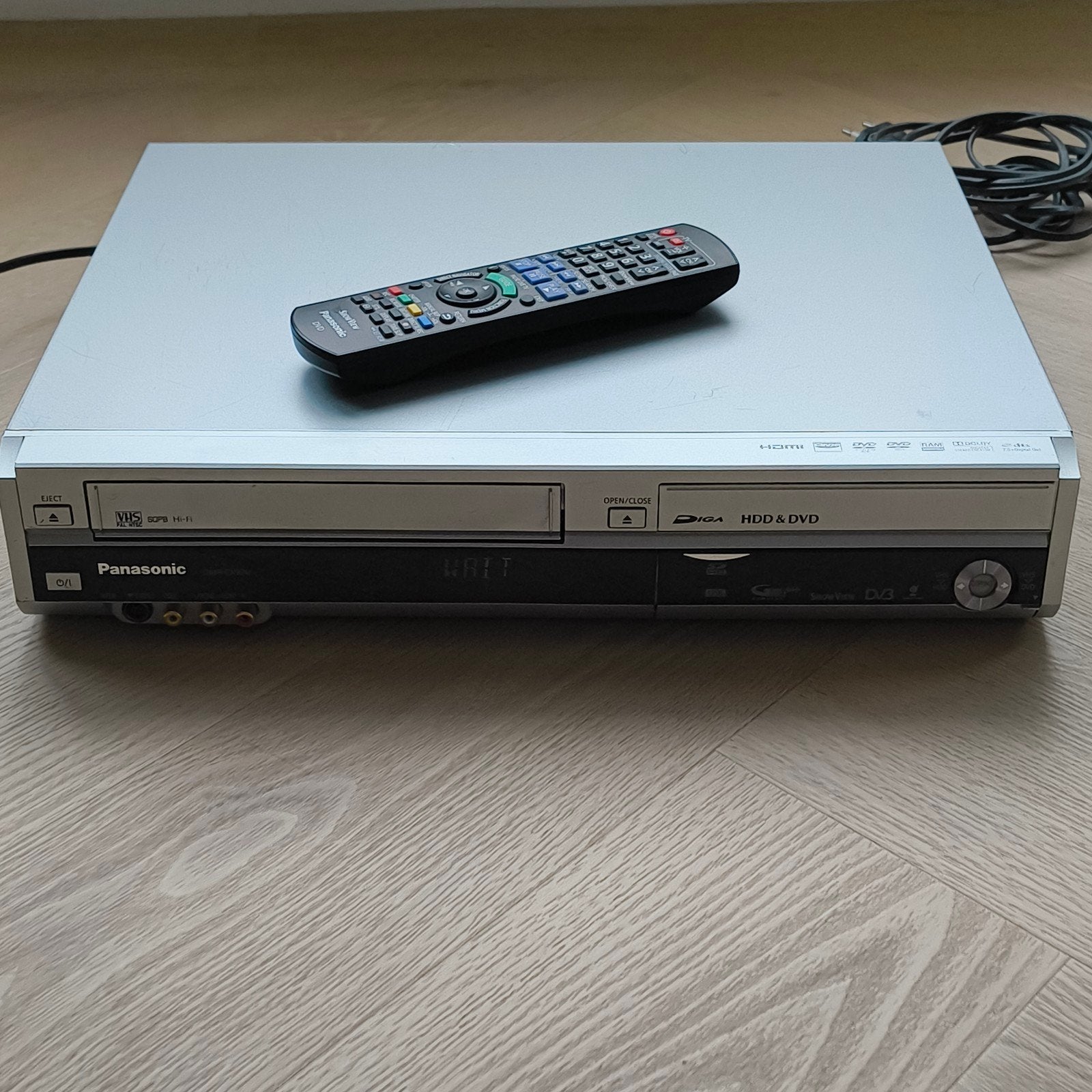 Panasonic DIGA DMR-EX99V VHS-, DVD- en harddiskrecorder, Ophalen of Verzenden, Gebruikt, Harddiskrecorder, Met dvd-recorder