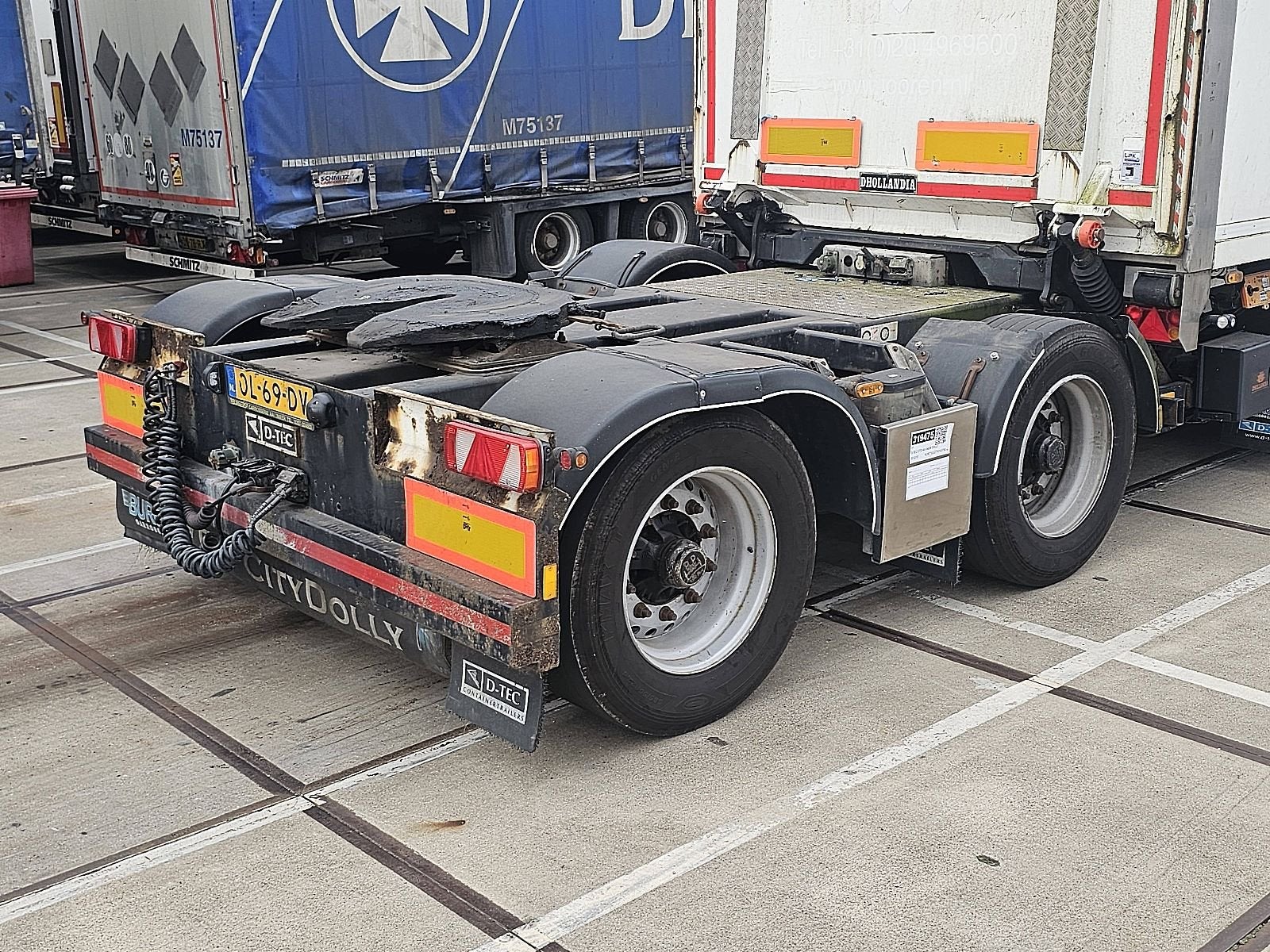 D-TEC CTD-40-04DB DOLLY complete lzv combi, Auto's, Vrachtwagens, Overige kleuren, Origineel Nederlands, Bedrijf, Aanhangers en Opleggers