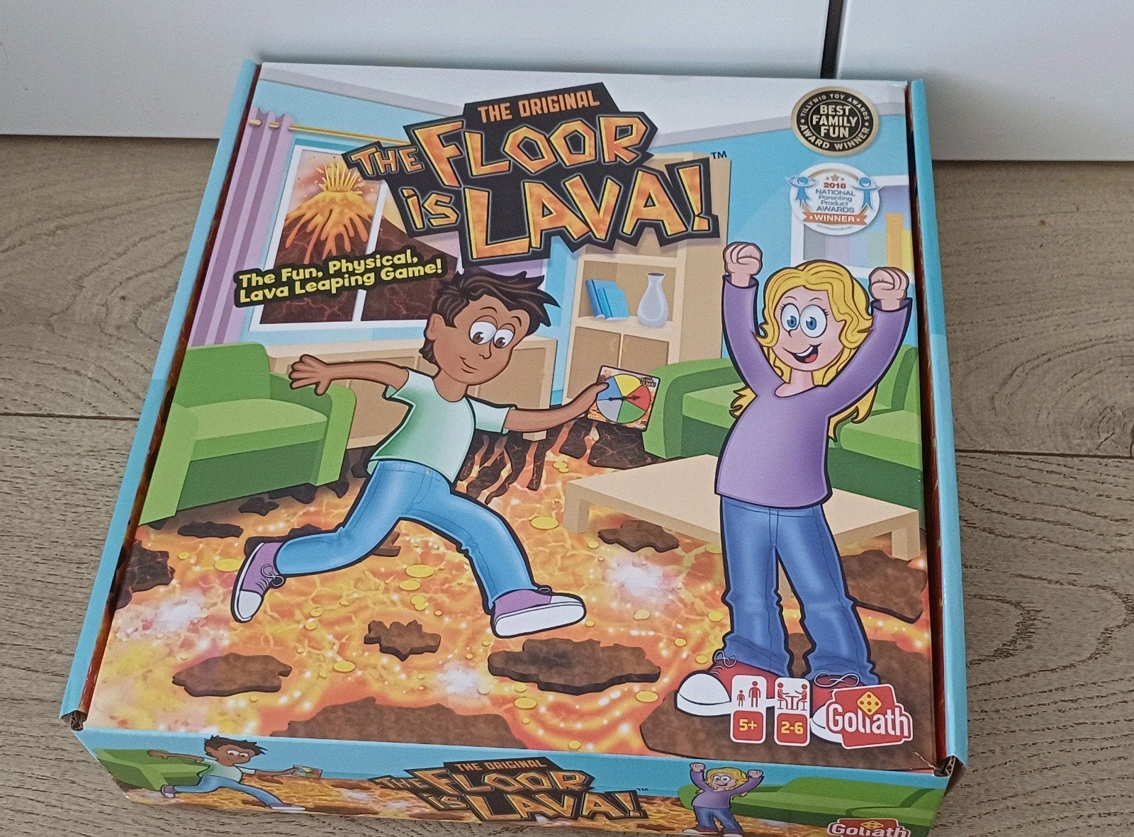 The Floor is Lava! bordspel - Nieuw in verpakking, Drie of vier spelers, Ophalen of Verzenden, Nieuw, Goliath