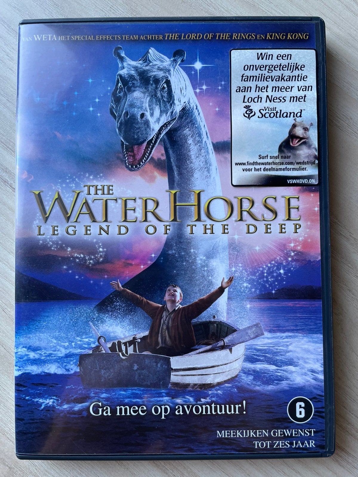 dvd The Water Horse legend of the deep, Avontuur, Engels, Nederlands, Ophalen of Verzenden