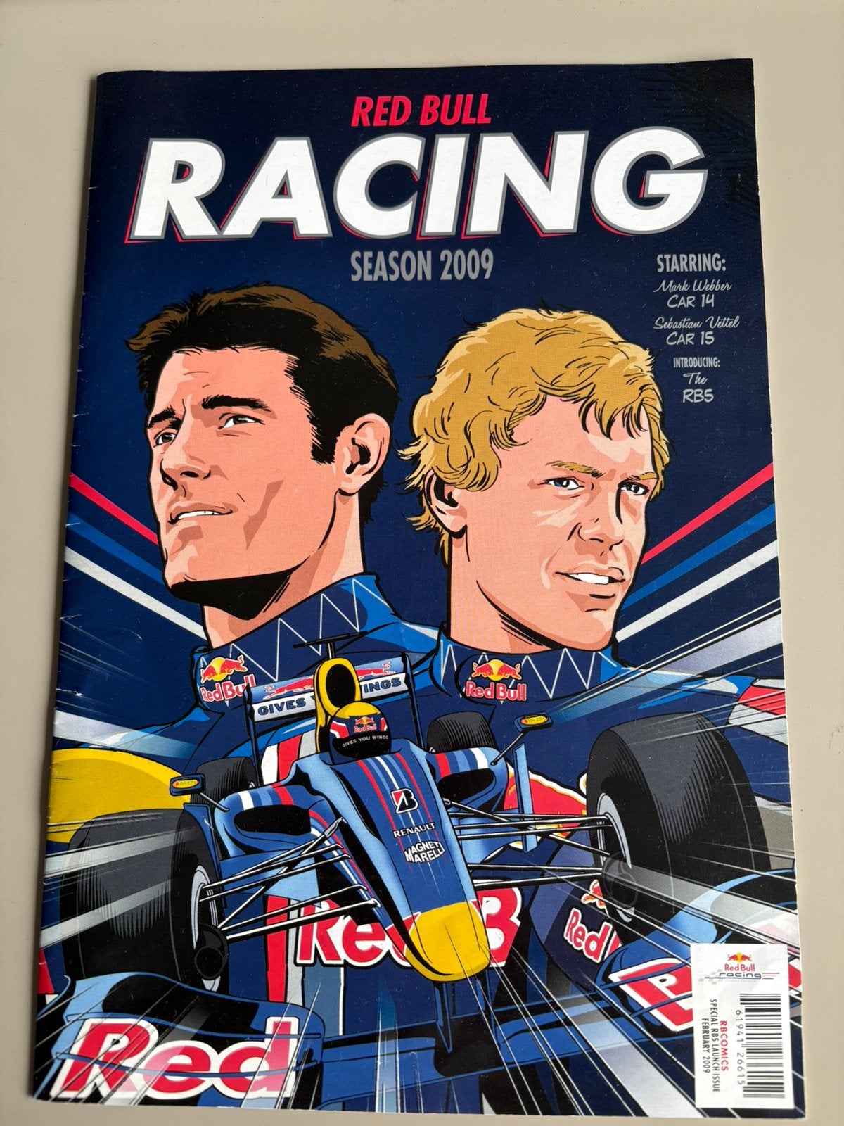 RBComics special RB5 Launch Issue feb 2009, Verzamelen, Ophalen of Verzenden, Nieuw, Formule 1