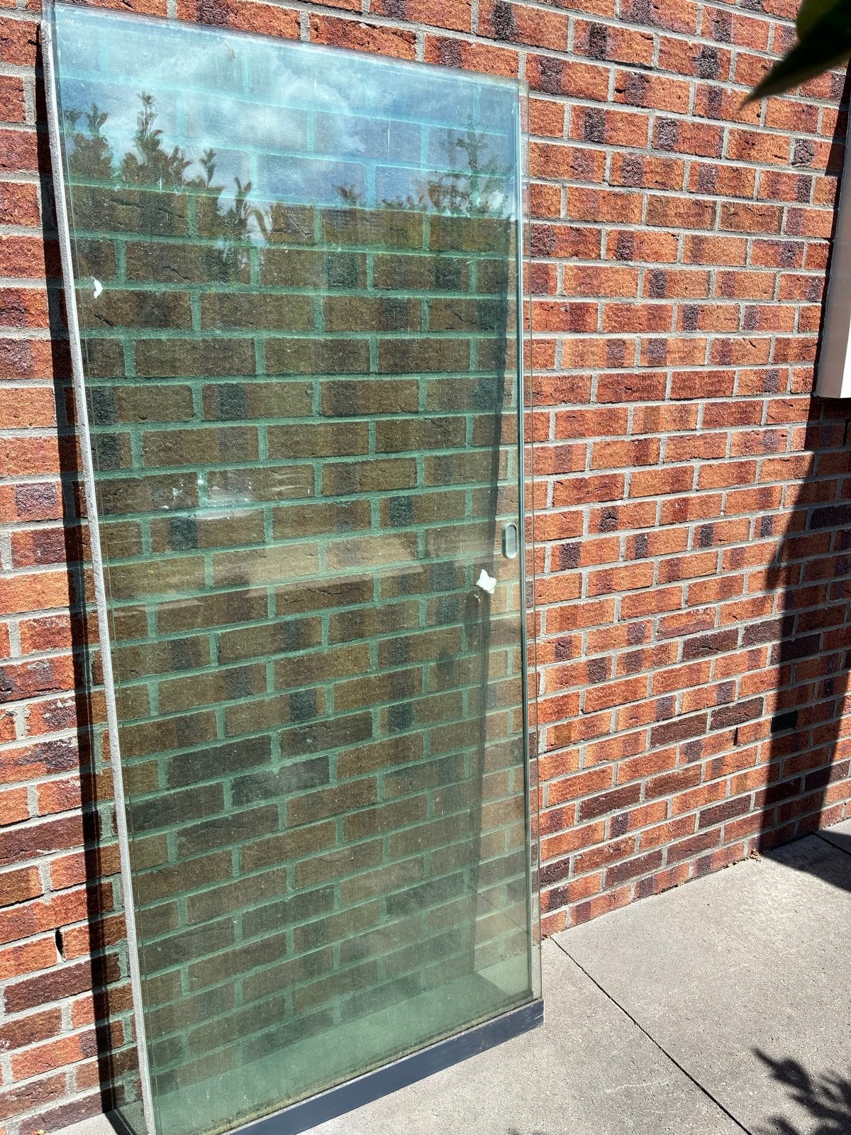 Glaswand/Schuifwand,3 glasplaten 82x195 cm overkapping/serre, Gebruikt, 80 tot 120 cm, Glasplaat, Veiligheidsglas